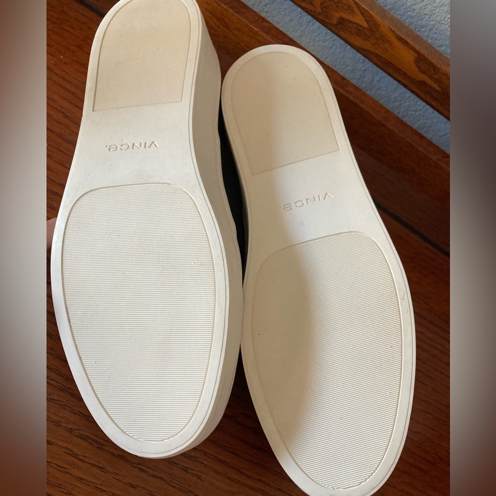 Vince Ward platform sneakers Women’s Size 11 M black and burgandy - Picture 6 of 7